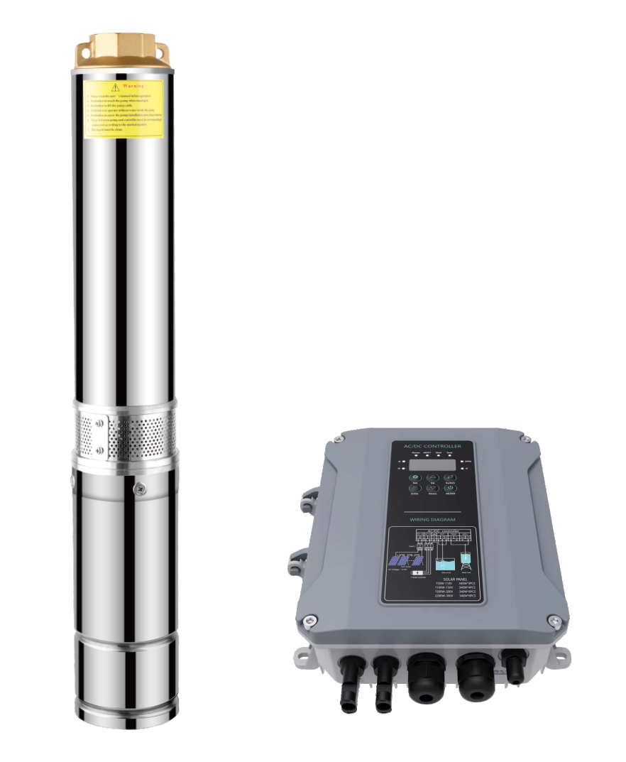 3 Inch AC DC Switching Solar Deep Well Pump